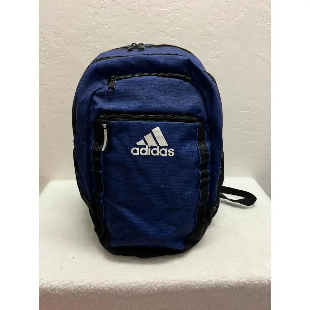 Adidas Dark Blue Black‎ Excel 7 Backpack Multiple Compartments Training